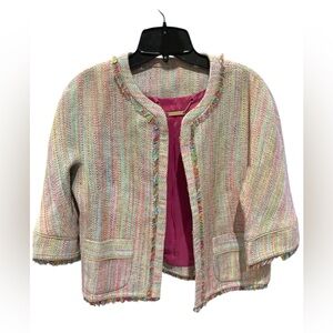 Trina Turk 3/4 sleeve blazer